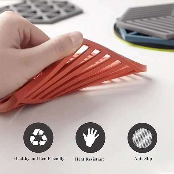 1PCS Multifunction Heat Resistant Silicone Mat (Random Color)