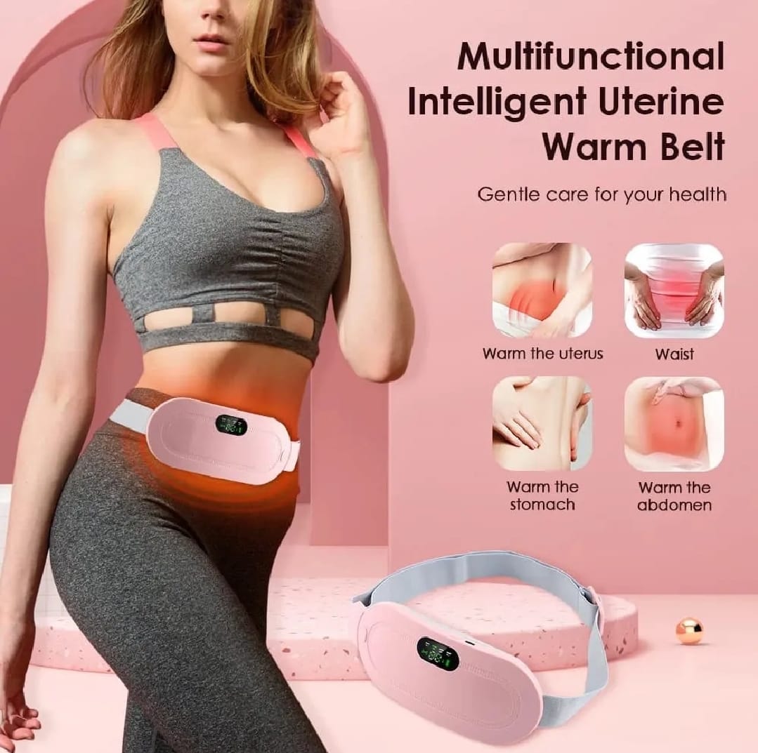 Portable Cordless Heating Pad, Electric Waist Belt Device  Period Cramps | Cramp Relief Belt