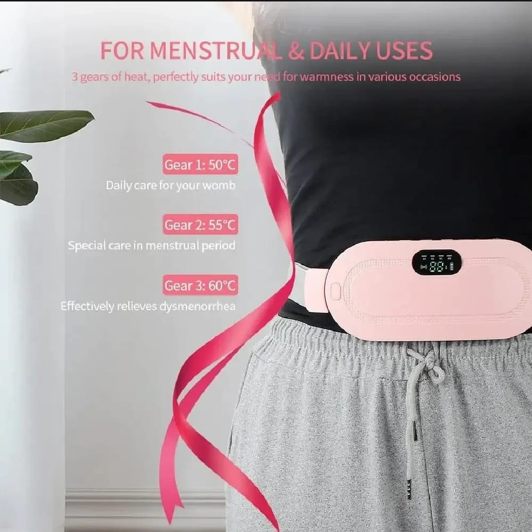 Portable Cordless Heating Pad, Electric Waist Belt Device  Period Cramps | Cramp Relief Belt