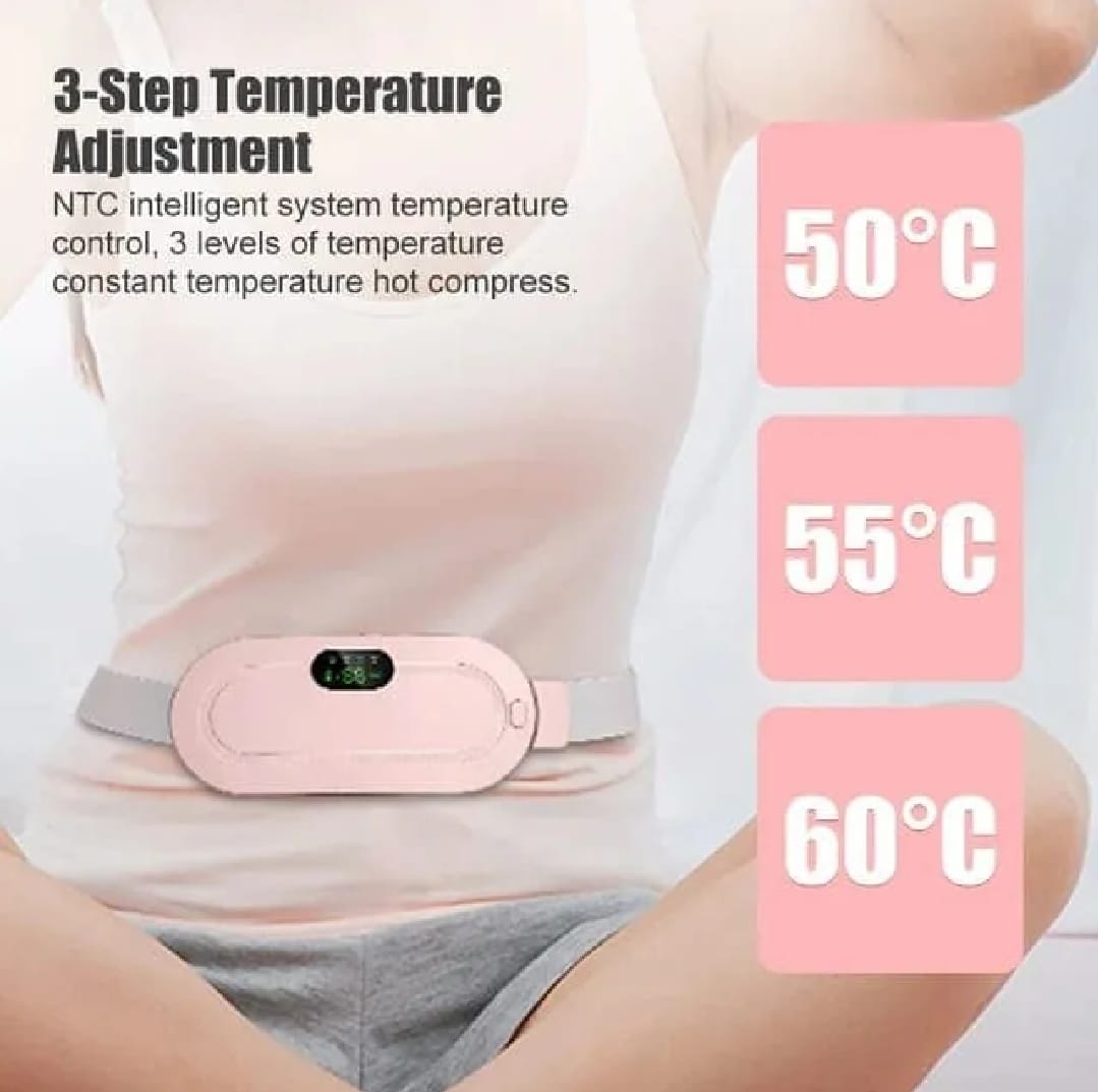 Portable Cordless Heating Pad, Electric Waist Belt Device  Period Cramps | Cramp Relief Belt
