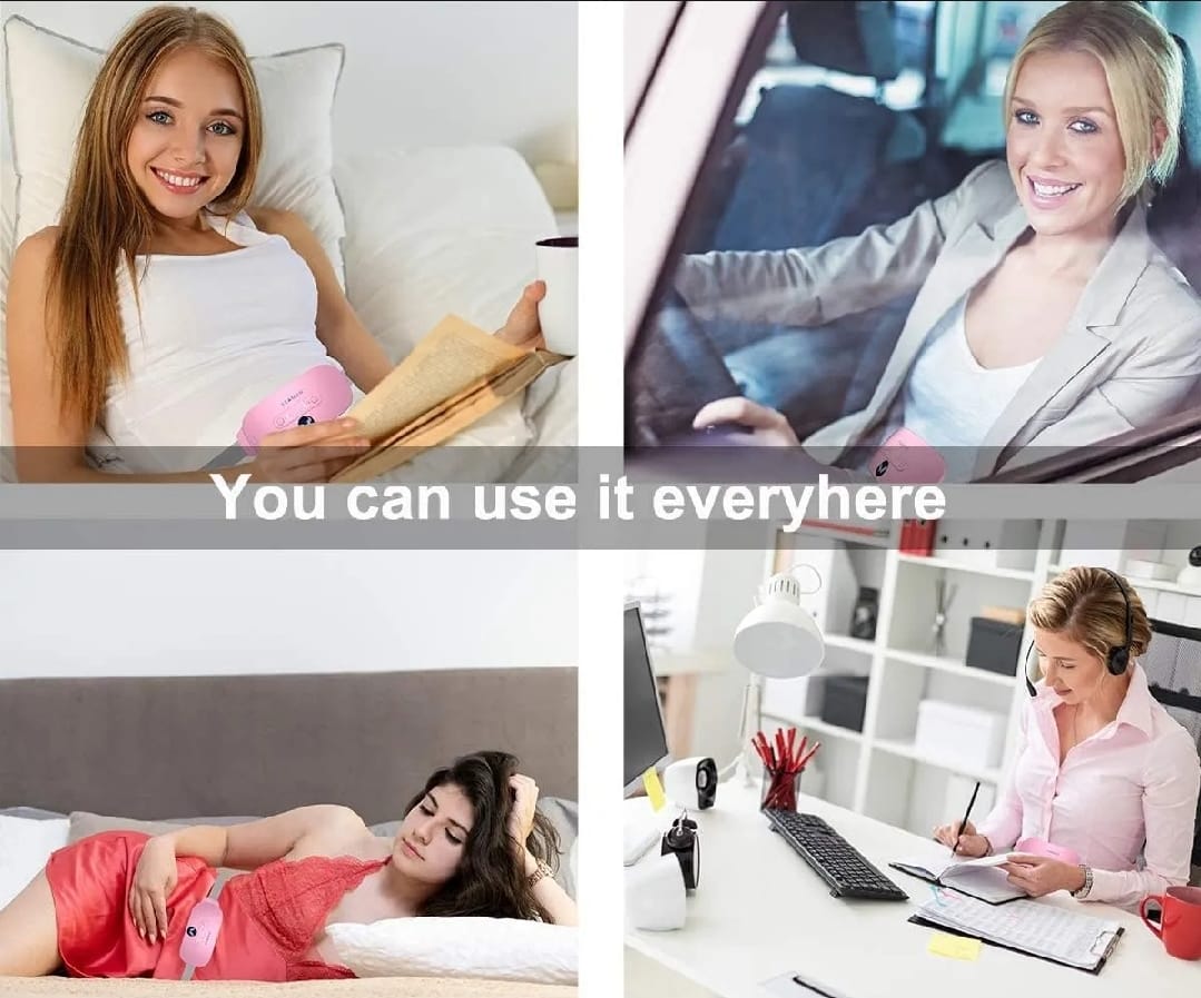 Portable Cordless Heating Pad, Electric Waist Belt Device  Period Cramps | Cramp Relief Belt