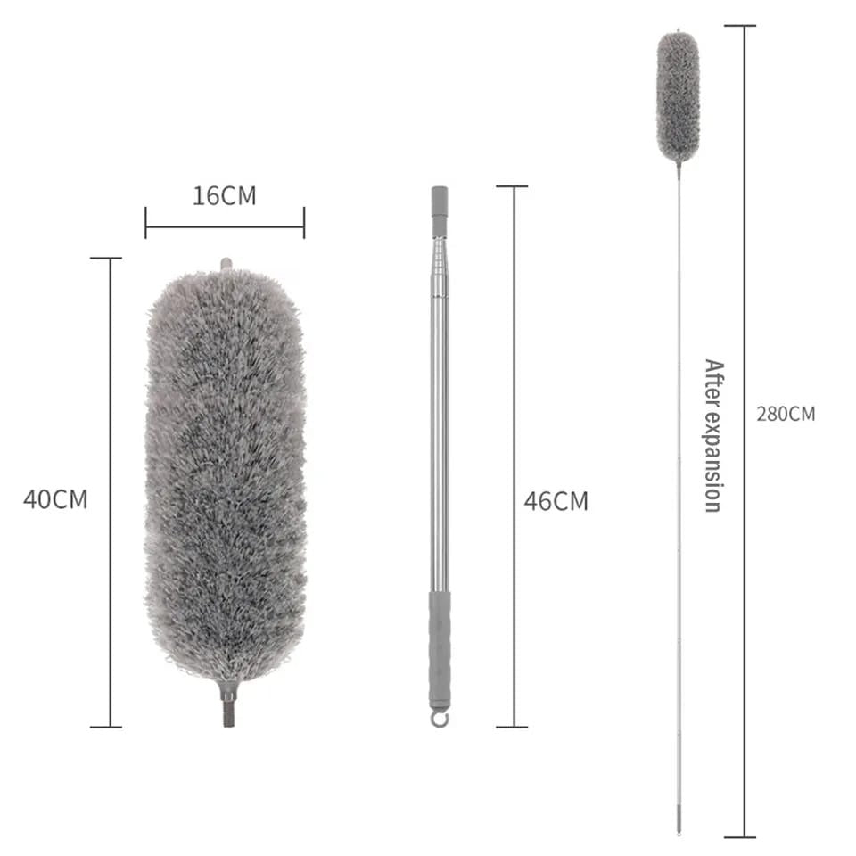 Premium Microfiber Duster – Extendable, Washable