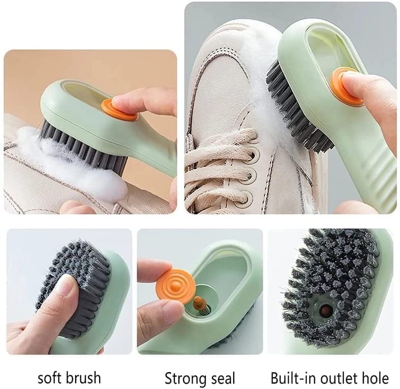 Multifunctional Shoe Brush with Liquid Box