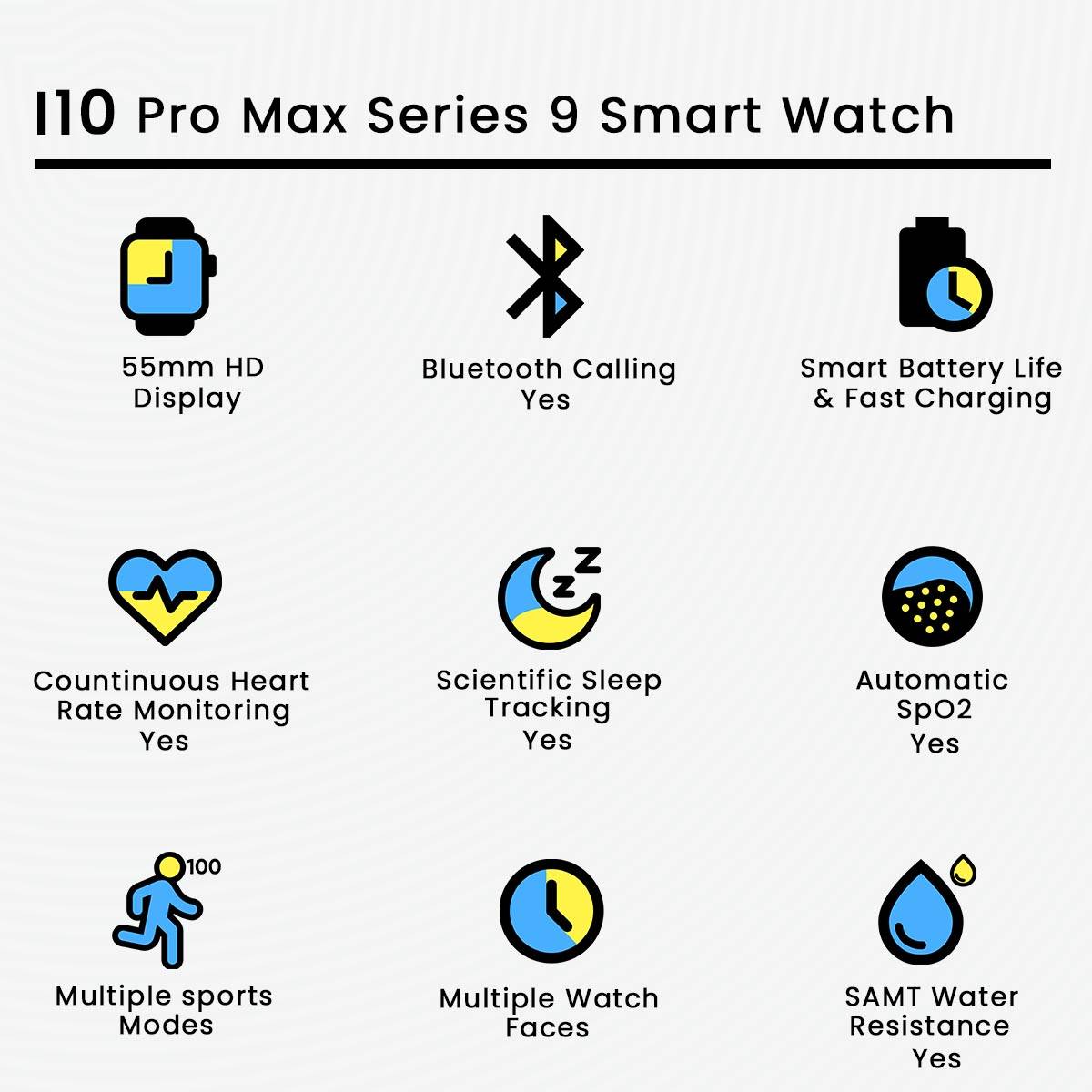 I10 PRO MAX SMART WATCH
