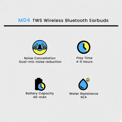 STEREO TWS BLUETOOTH EARBUDS