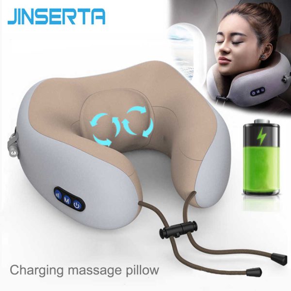 U Shaped Pillow Neck Massager USB Charging